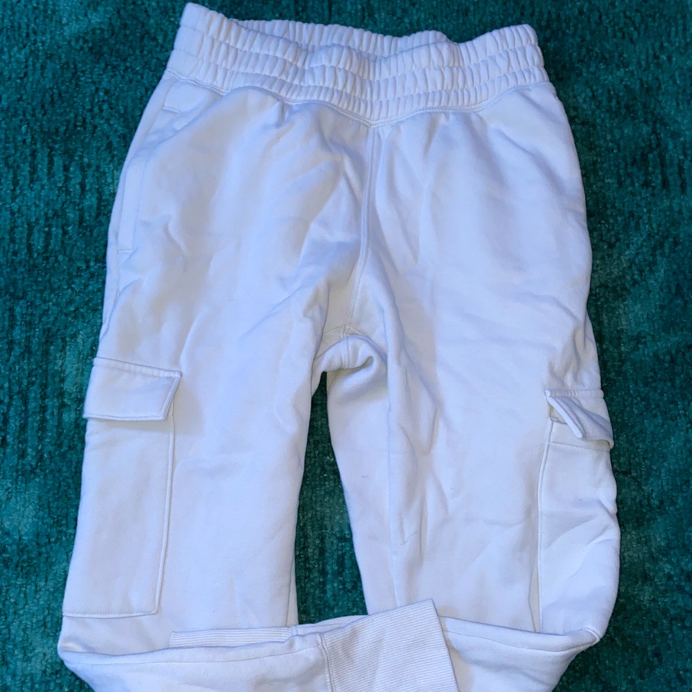 cream sweatpants